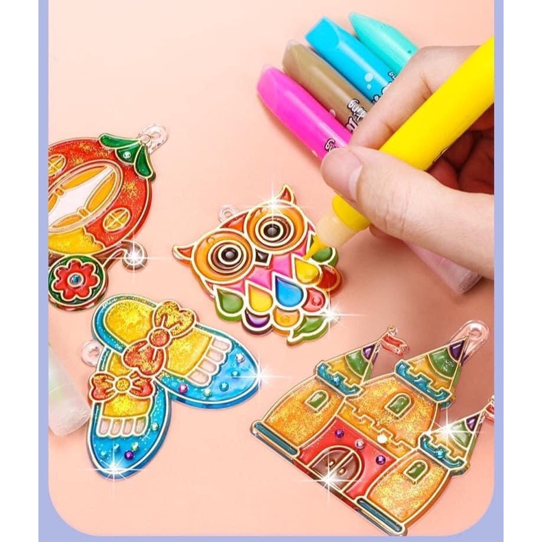 Set làm móc khoá Handmade siêu xinh cho bé thoái mái sáng tạo