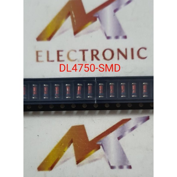 (Combo 10 con )Diode Zener DL4750 SMD 1W LL41 Hình trụ DL4750A-TP 27V Diode Zener 1W 27V
