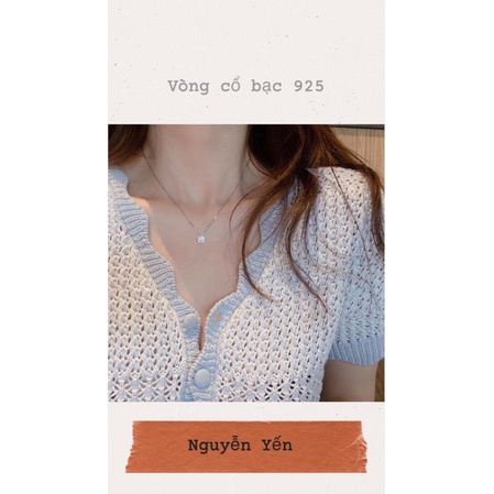 [order trả khách] Vòng cổ bạc 925