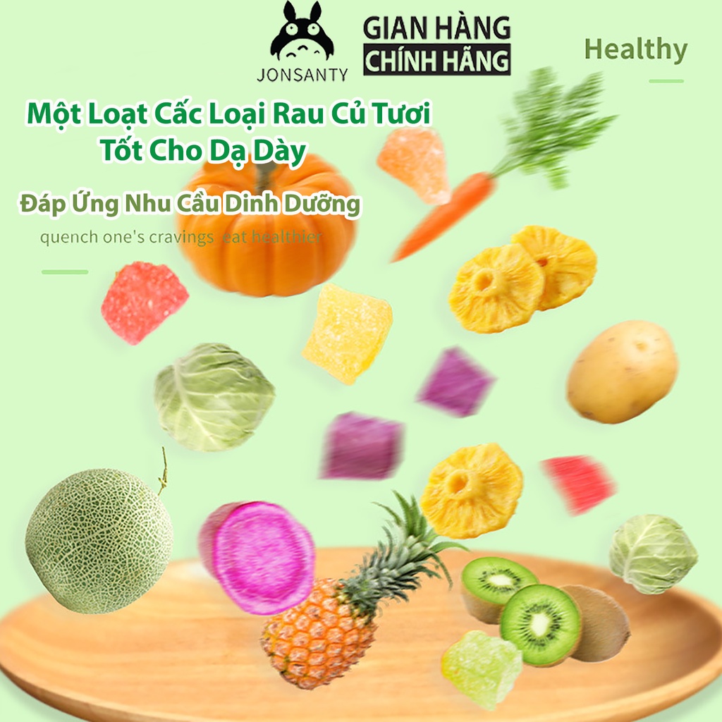 Thức ăn yến mạch trái cây rau củ cho sóc, nhím, chuột hamster, bọ ú,thỏ, chichila hãng JONSANTY hộp 500ML cst018