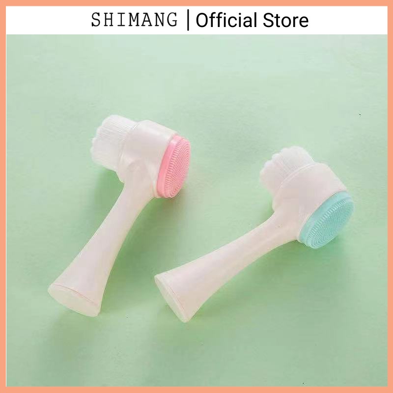 Cọ rửa mặt 2 đầu masage nội địa Trung CO1