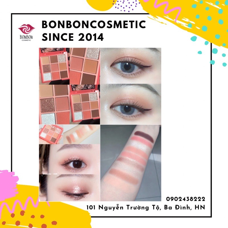 [BIG SALE] đủ bill hãng phấn mắt ROSE CRUSH off 50%