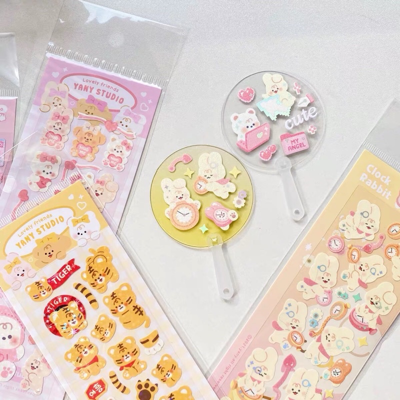 Sticker lovely friends nhà yany_hình dán trang trí top