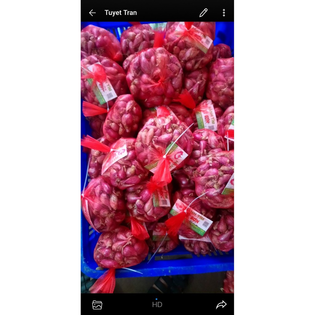hành tím lý sơn túi lưới  1 kg