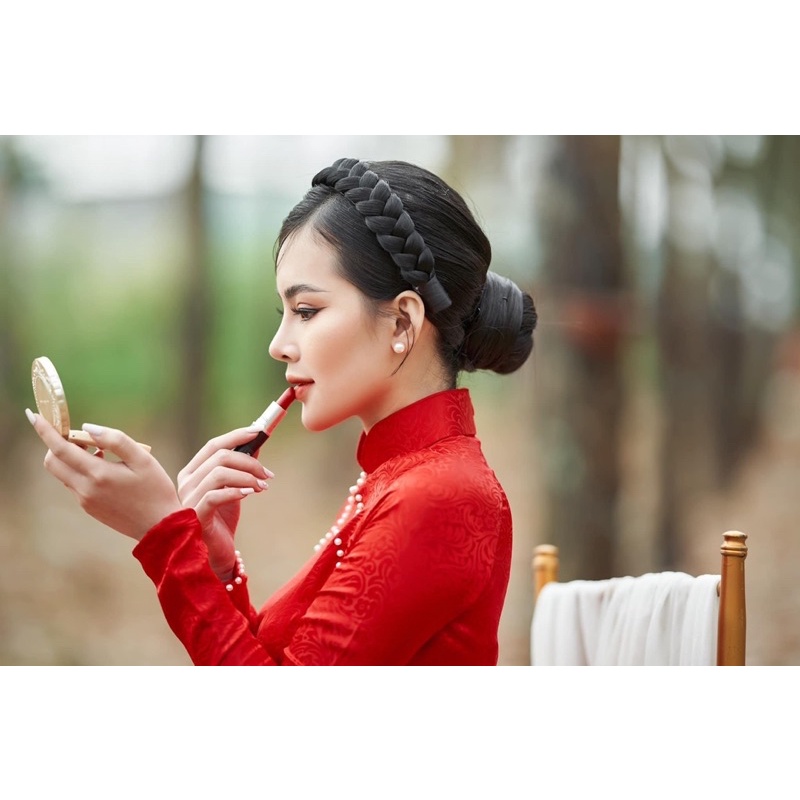 Băng Đô Thắt Bính tóc dày 5cm, cài bính tết hàng chuẩn đẹp