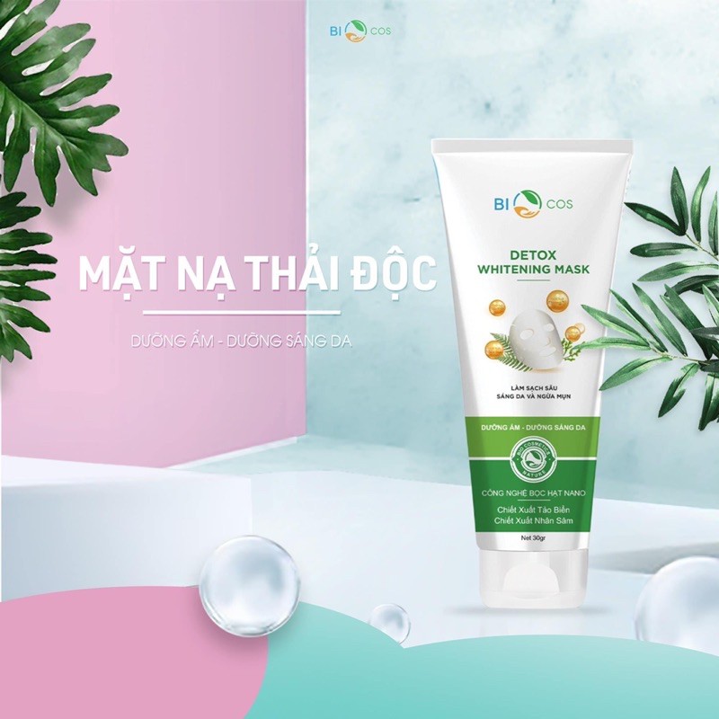 Mặt nạ THẢI ĐỘC trắng da