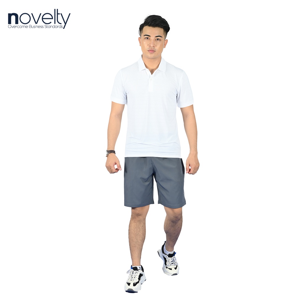 Áo thun Polo nam Novelty màu trắng Regular fit 210055N