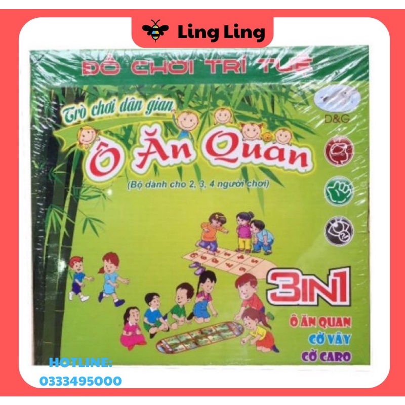 Bộ đồ chơi ô ăn quan 3 trong 1