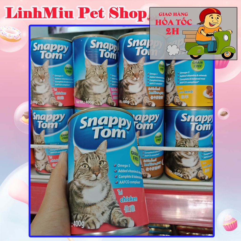 Pate cho mèo Snappy tom 400g