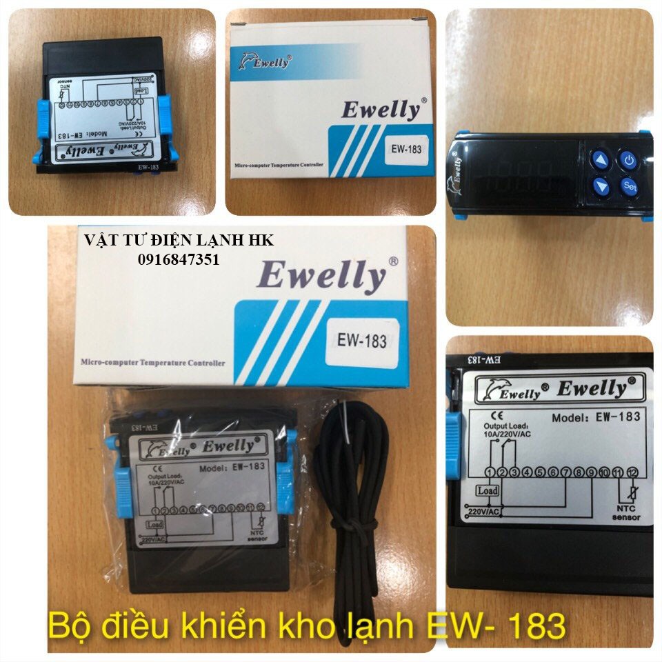 Bộ điều khiển nhiệt độ kho lạnh Ewelly EW-181H EW-181Y EW-183 EW-285 181H 181Y 183 285
