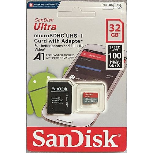 Thẻ nhớ Sandisk 32GB MicroSD Ultra - Bảo hành 5 năm!!!