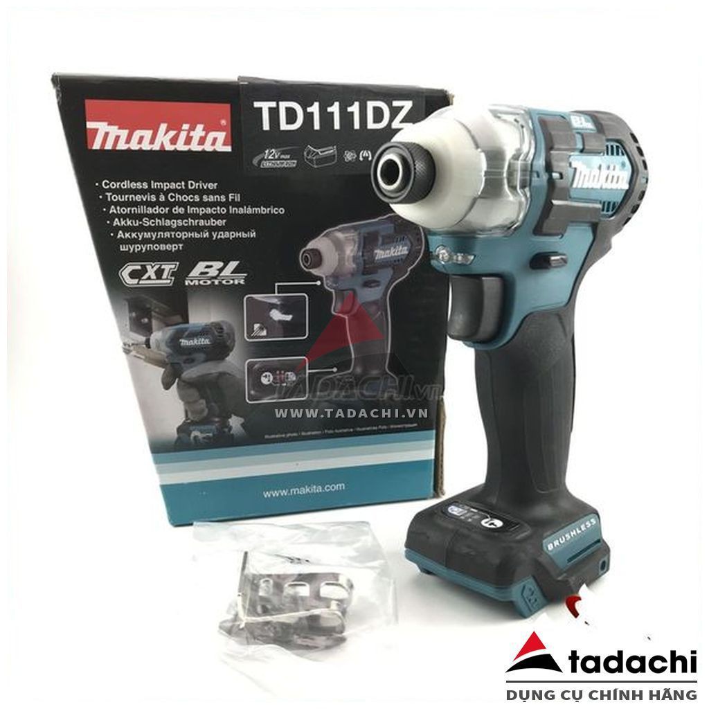 Máy vặn vít dùng Pin 12Vmax Makita TD111DZ (thân máy không pin sạc)