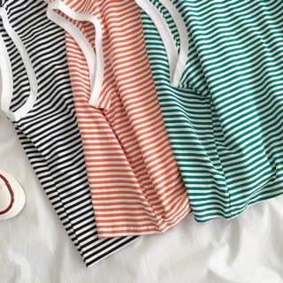 Áo tanktop kẻ nữ (có sẵn)