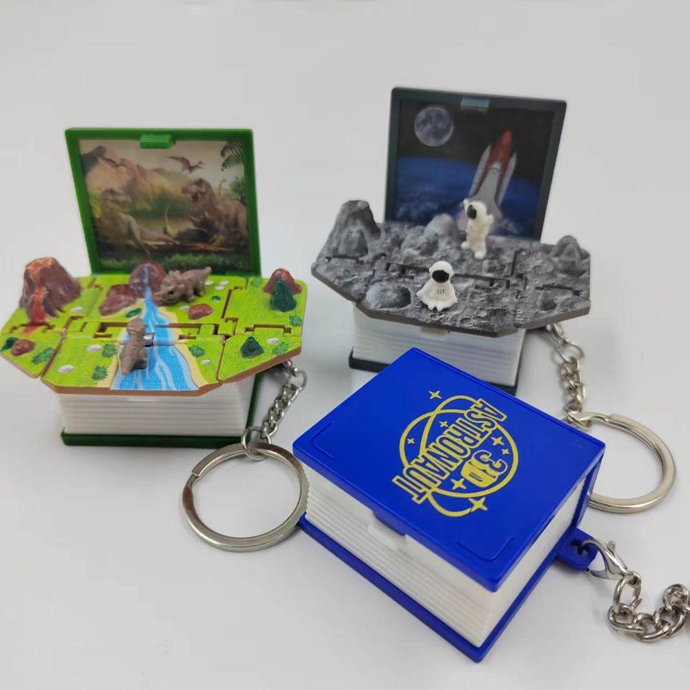 Móc Khóa Hình Quyển Sách 3D Sáng Tạo