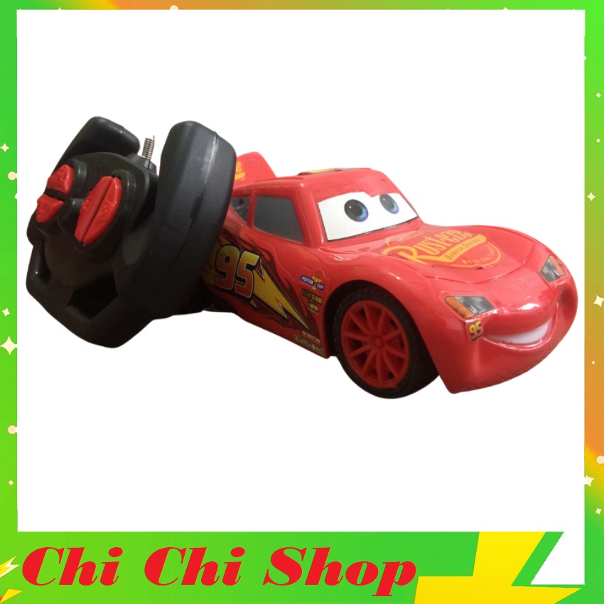 Xe MacQueen Điều Khiển Từ Xa Di Chuyển Siêu Tốc, Đèn Pha Sáng, Màu Cam Nổi Bật
