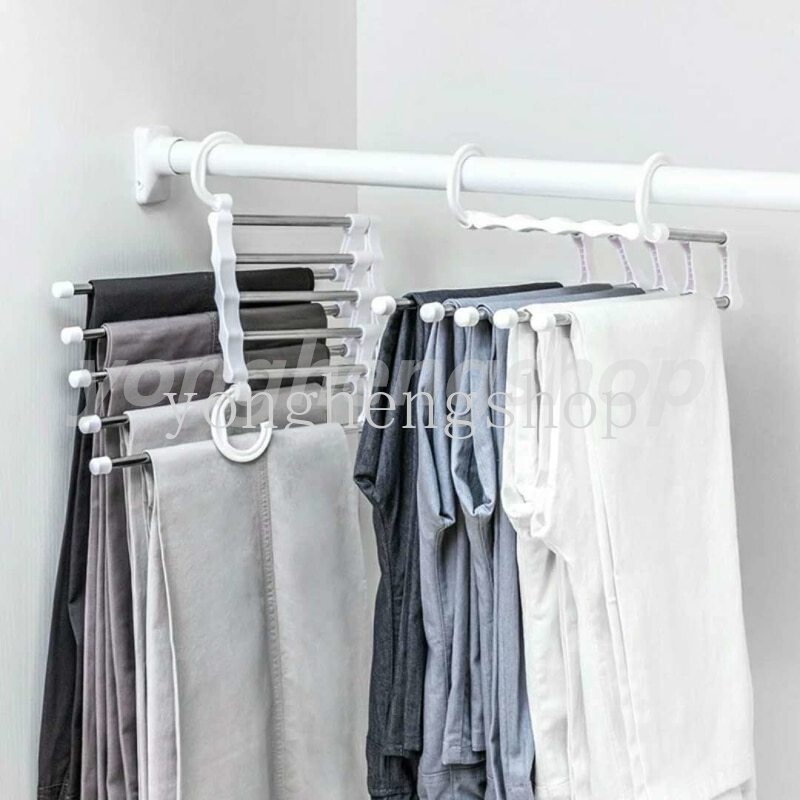 Móc Treo Quần Áo Đa Năng 5 Trong 1