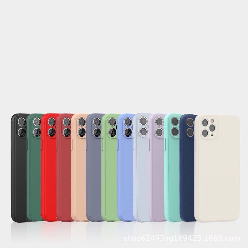 [Ốp IPhone 12] Ốp iPhone12 Trơn đủ màu full case iphone 12mini/12/12pro/12promax - Hcase