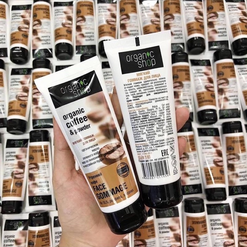 Tẩy Da Chết Mặt Organic Shop Nga, 75ml | BigBuy360 - bigbuy360.vn