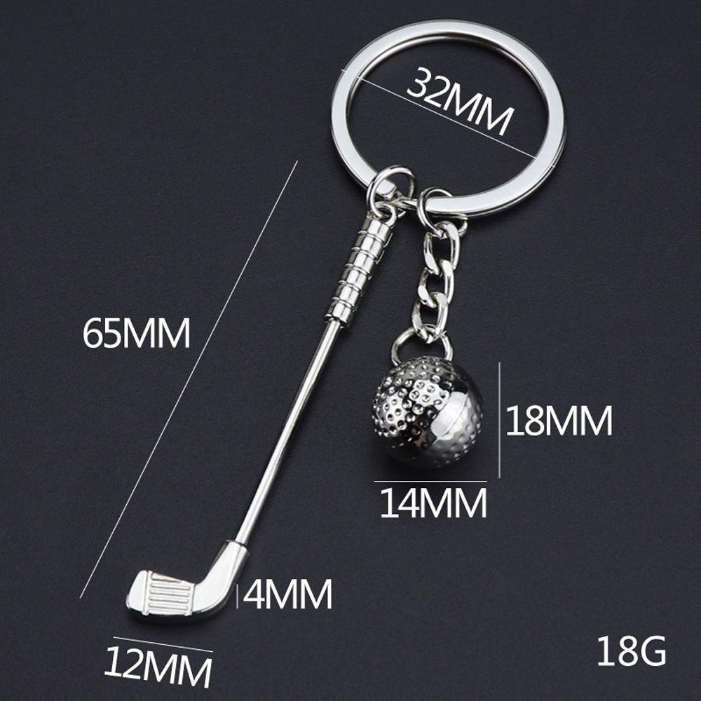 LANFY Móc Khóa Quả Bóng Golf Bằng Kim Loại Sáng Tạo