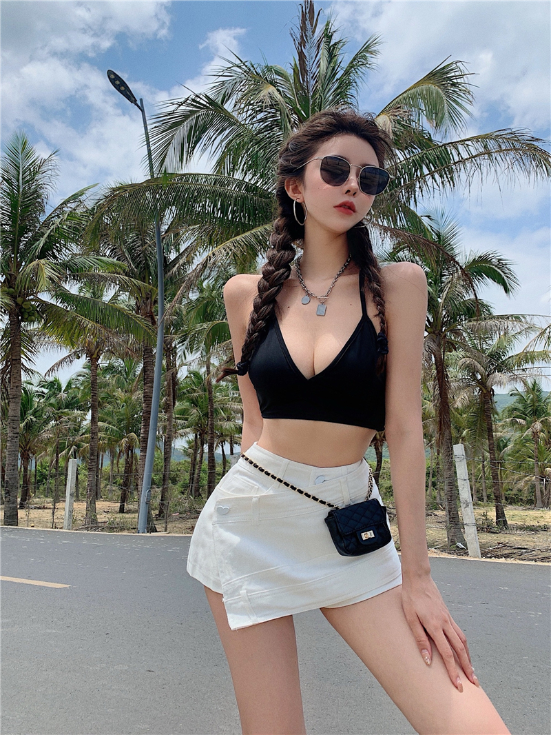 Quần short denim thời trang Hàn Quốc quyến rũ cho nữ | BigBuy360 - bigbuy360.vn