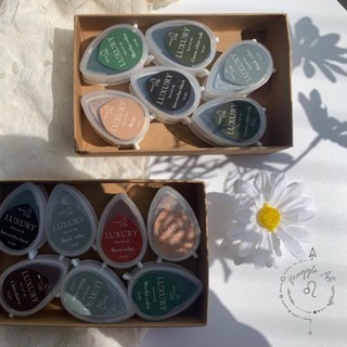 Ink for Stamp - Mực đóng dấu gỗ retro pastel phù hợp tranng trí sổ và quà dấu ấn riêng.