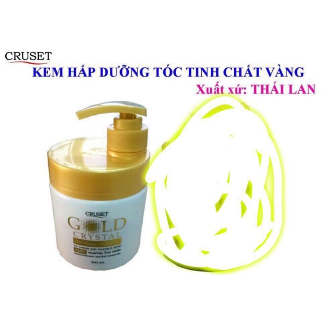 KEM Ủ TÓC CRUSET GOLD CRYSTAL