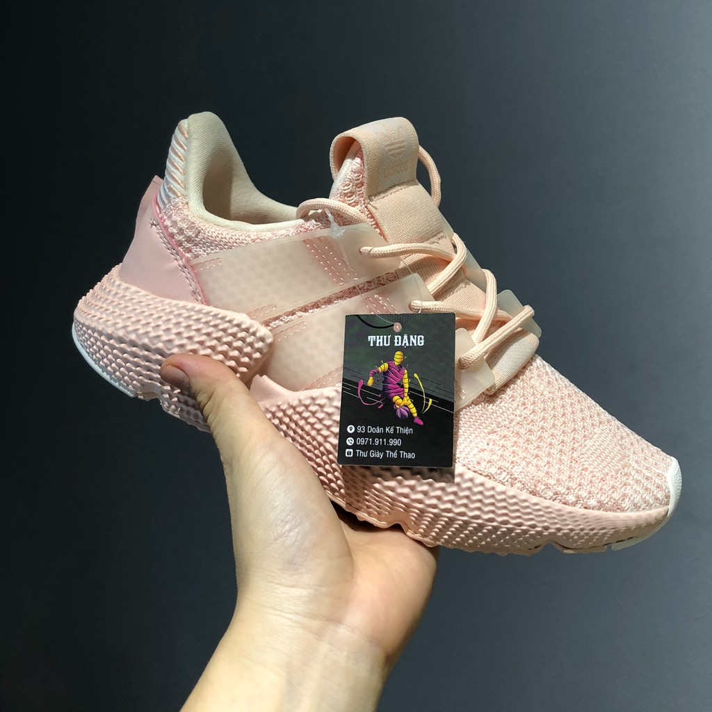 Giày thể thao sneaker Pro hồng sọc trong Hot trend bản trung