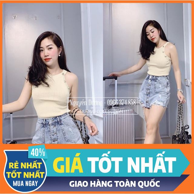 [ Big Sale ] ÁO LEN CỔ YẾM KHUY CAO CẤP thời trang elise