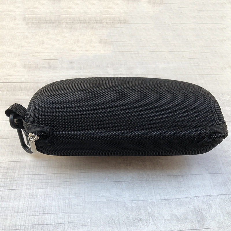 Sunglasses Case Compression Resistant Zipper Hook Glasses Case EVA Sunglasses Case