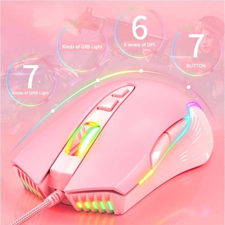 ONIKUMA CW905 Chuột Chơi Game Có Dây Thể Thao Điện Tử Có Đèn Nền RGB Cho Máy Tính Xách Tay/PC bảo hành 24 tháng