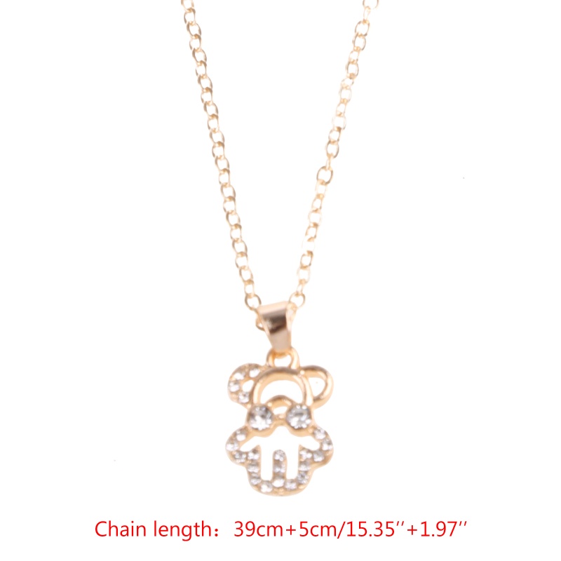 Vòng cổ Mặt Hình Gấu Teddy Dễ Thương