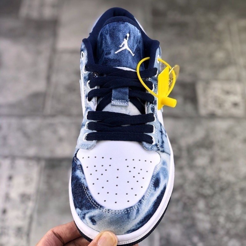 [MIỄN PHÍ SHIP] Giầy Thể Thao Air Jordan Low denim jeans màu xanh da bò | BigBuy360 - bigbuy360.vn