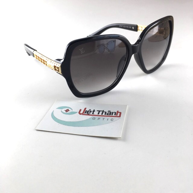 Kính chống Uv400 vuông điểm vàng