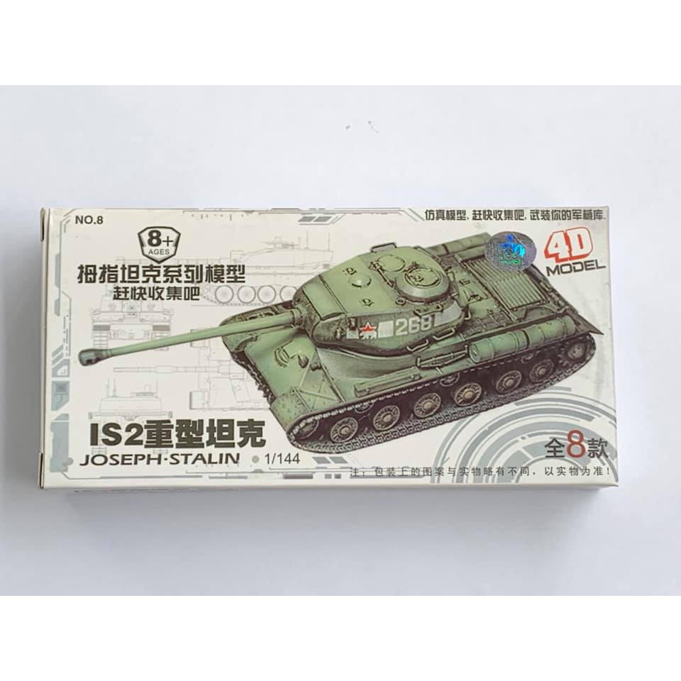 Lắp ráp mô hình nhựa tỷ lệ 4D 1 / 144 IS2 JOSEPH.STALIN