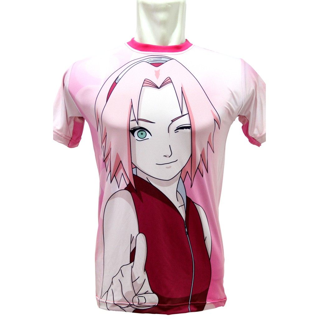 Áo Sơ Mi In Hình Nhân Vật Anime Naruto Sakura Haruno