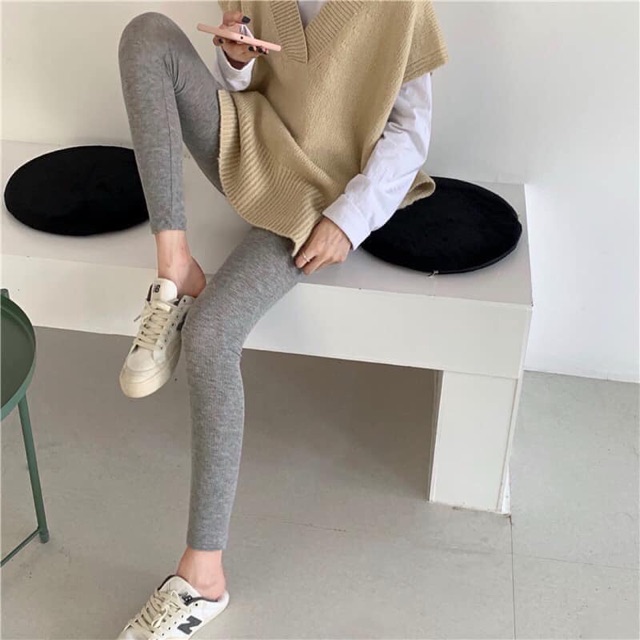 QUẦN LEGGING TĂM QUẢNG CHÂU CẠP CAO (ảnh thật)