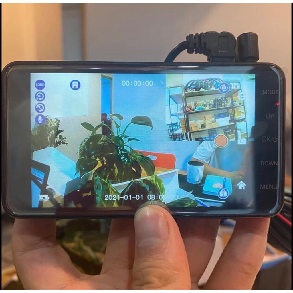 CAMERA HÀNH TRÌNH TRƯỚC SAU FULL HD X4 - TÍCH HỢP MÀN CẢM ỨNG | BigBuy360 - bigbuy360.vn