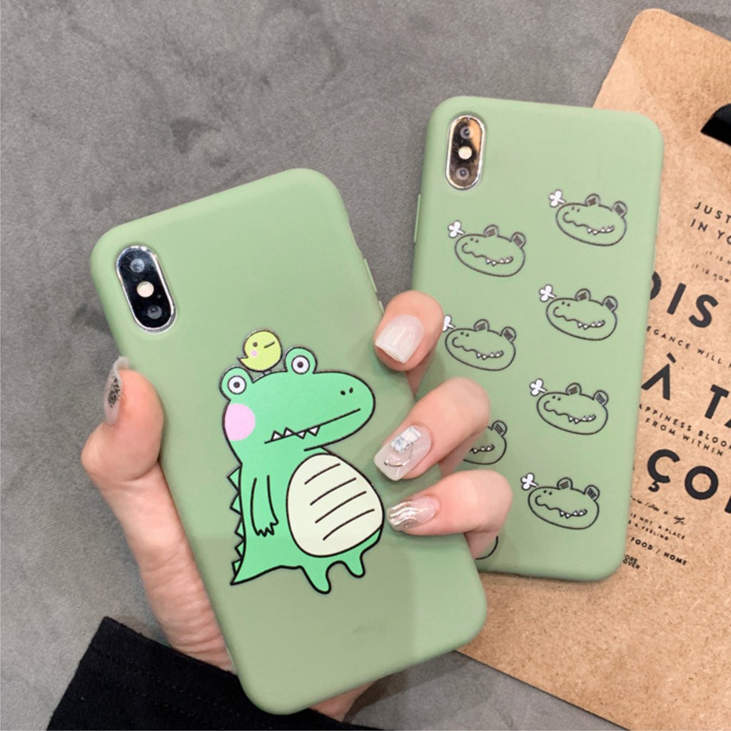 [ IPHONE ] Ốp Lưng Silicon Cá Sấu - B090 | BigBuy360 - bigbuy360.vn