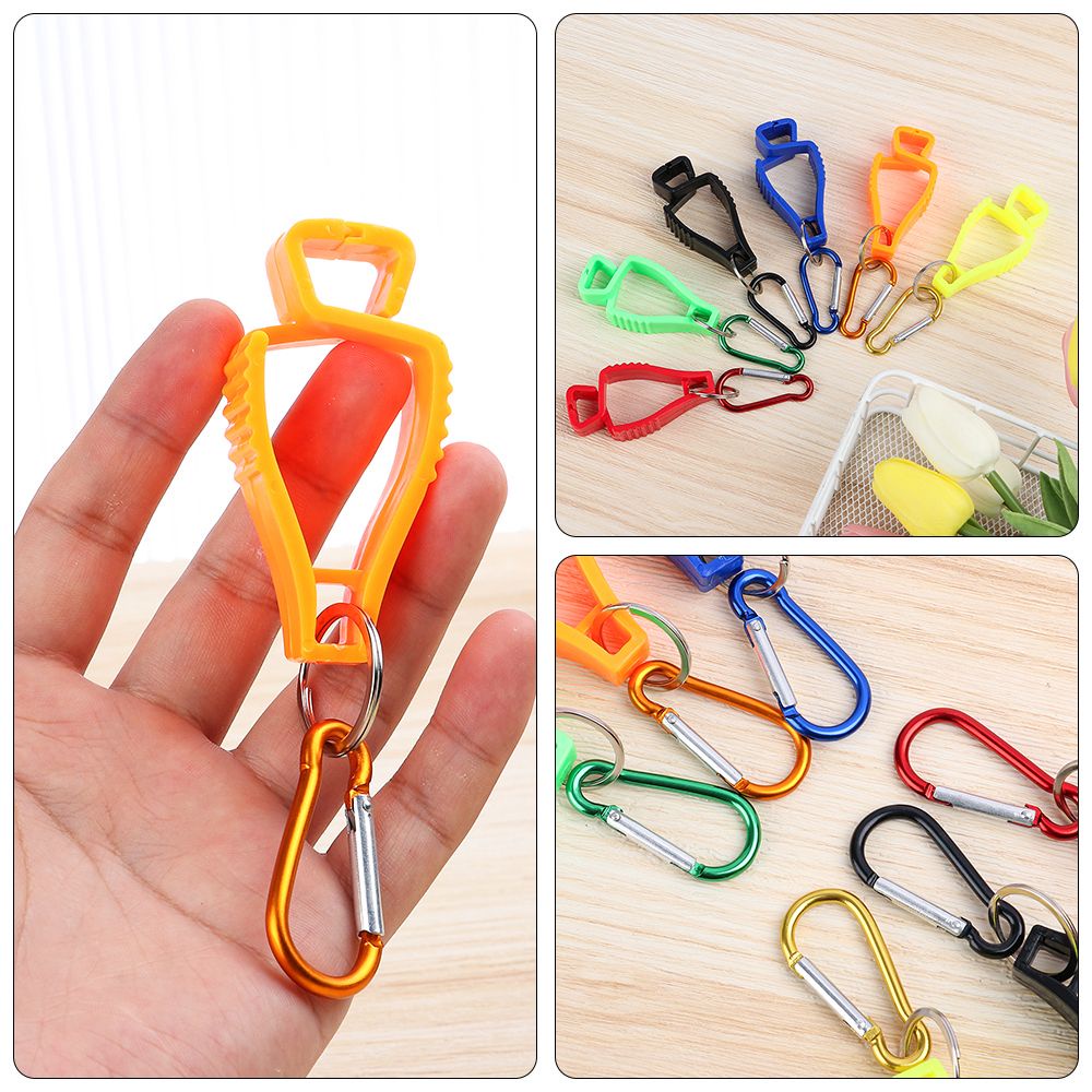 Kẹp Móc Treo Găng Tay 6 Màu 11.5cm Đa Năng Chất Lượng Cao