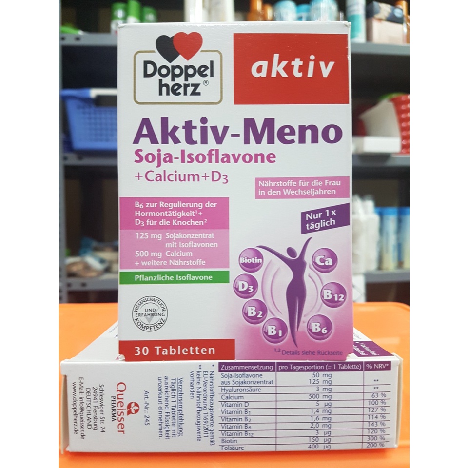 Aktiv Meno của Đức hộp 30 viên