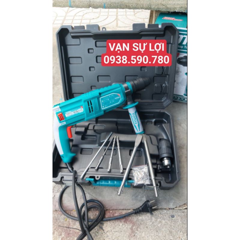 800W MÁY KHOAN ĐỤC 3 CHỨC NĂNG TOTAL ( ĐỔI ĐẦU) TH308268-2