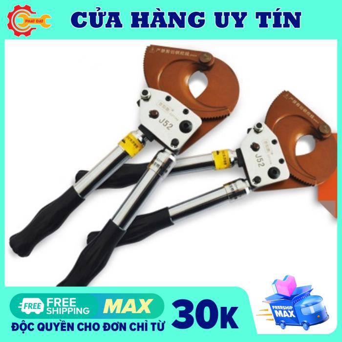 kìm cắt cáp nhông siêu khỏe J52 cắt tối đa 500mm2- Phi 40mm-bảo hành 6 tháng