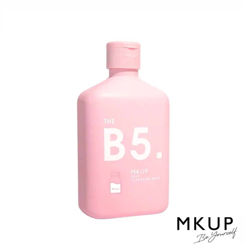 Sữa tẩy trang MKUP làm sạch sâu dịu nhẹ bổ sung Vitamin B5 300ml