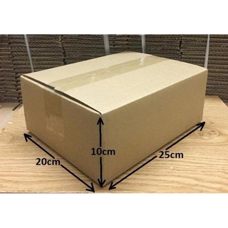 Combo 100 hộp carton 25x20x10
