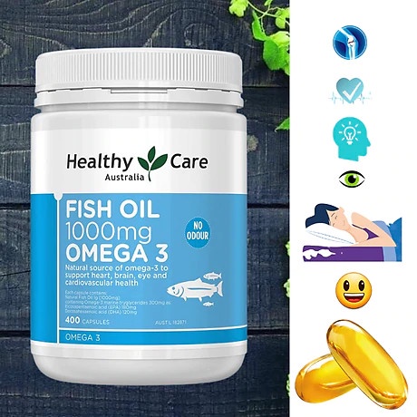 ⚡Chính hãng⚡️Dầu cá Omega 3 Healthy Care - Úc