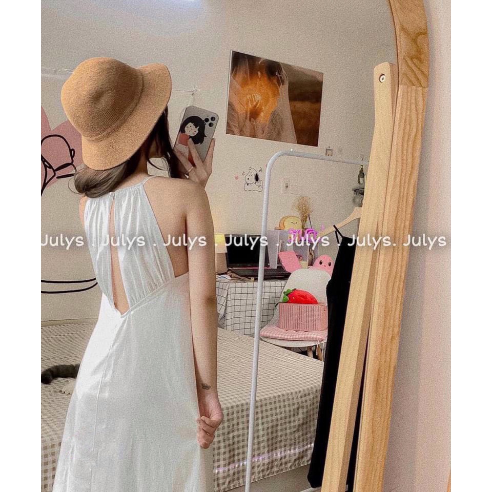 Váy yếm hai dây xẻ lưng siêu hot 💕Váy hai dây nữ suông phong cách hàn quốc | BigBuy360 - bigbuy360.vn