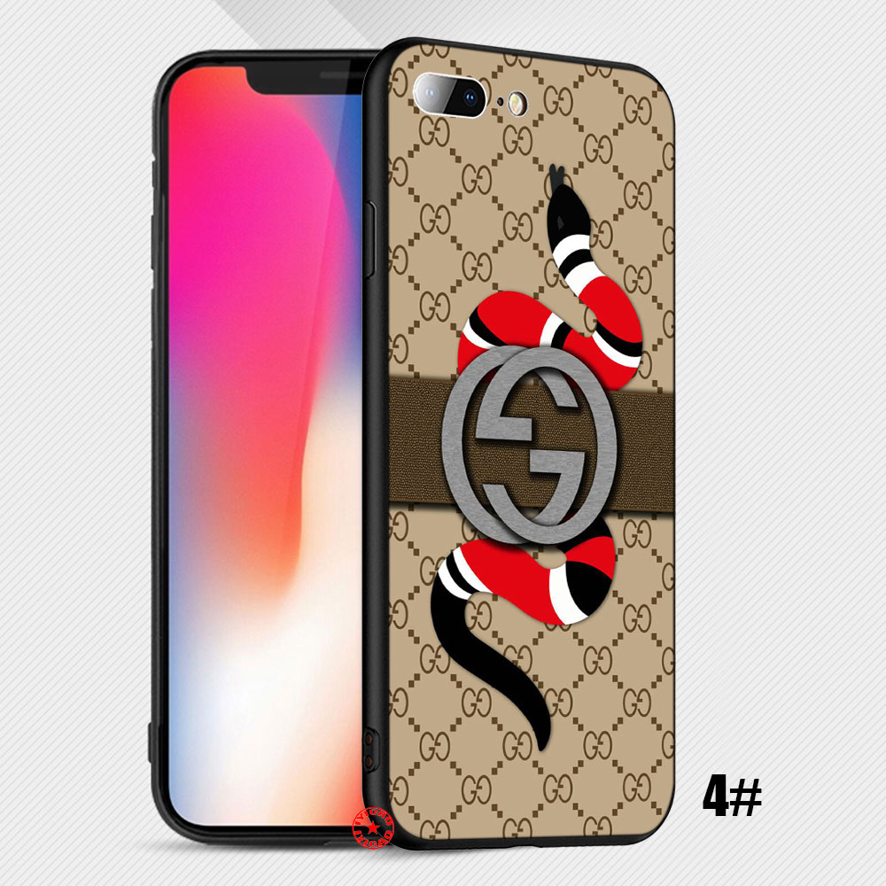 Ốp Điện Thoại Mềm In Logo Gucci 75qk Cho Iphone 5 5s 6 6s 7 8 Plus X Xr Xs Max