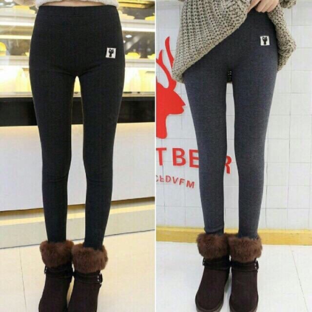 Quần legging mèo lót lông