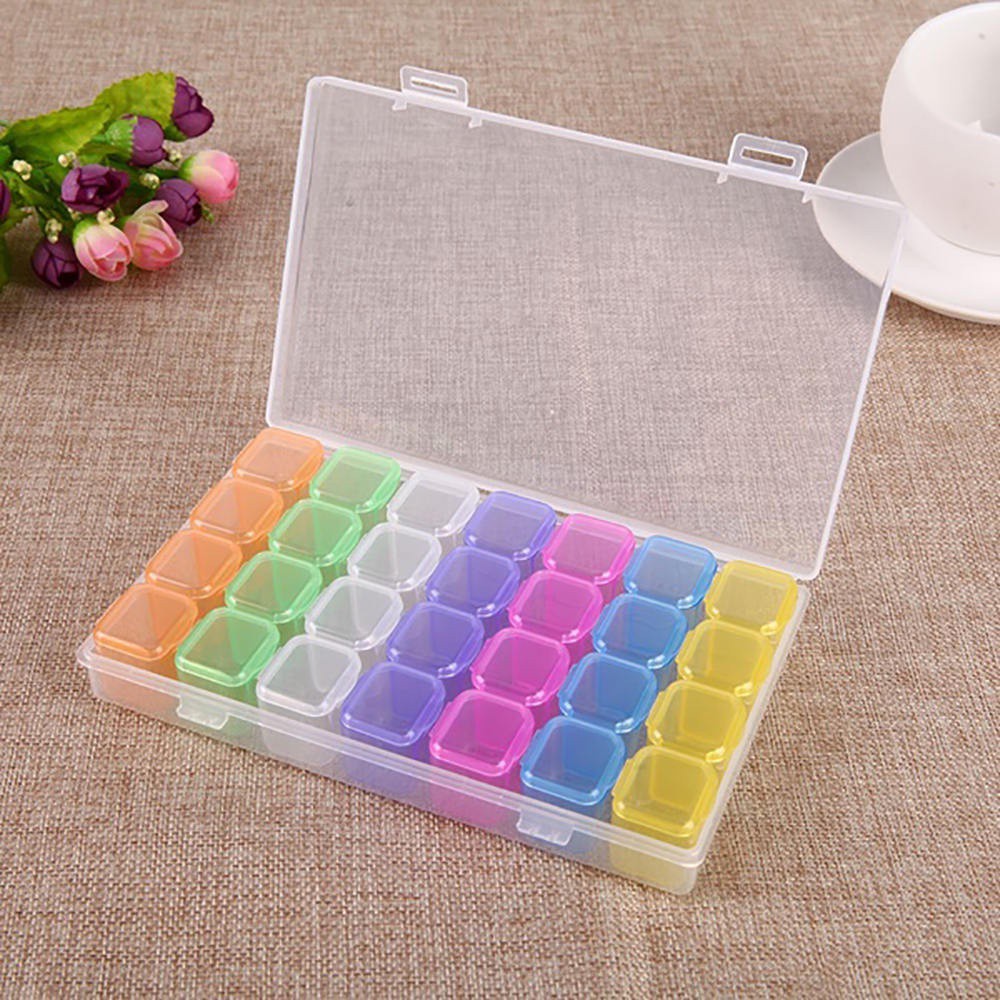 Beautylife Jewelry Display Transparent Plastic Storage Box Jewelry Ring Display Box Tray Storage Organizer Jewelry Packaging & Display