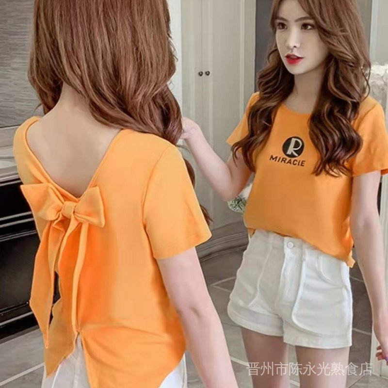áo phông nữ tay ngắn áo kiểu áo phông đầm áo thun áo sơ mi nữ áo croptop nữ áo thun nữ áo phông nữ thời trang tazini áo polo nữ unisex Áo Thun Tay Ngắn Dáng Ôm In Họa Tiết Thời Trang Mùa Hè 2022 Mới Cho Nữ